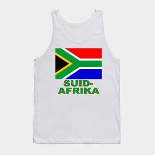 The Pride of South Africa (in Afrikaans) - National Flag Design Tank Top